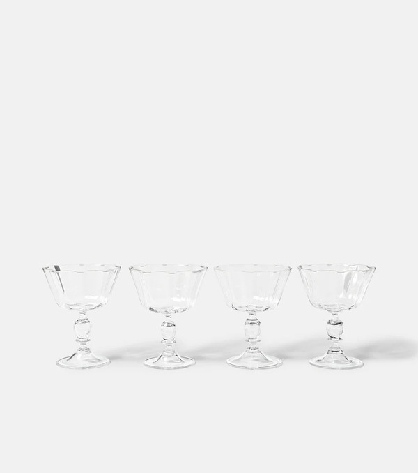  Akua Objects Akua Objects Alban Set Of 4 Champagne Coupes 