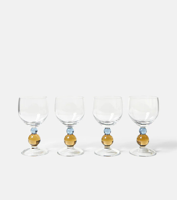  Akua Objects Akua Objects Noam Set Of 4 Wine Glasses 