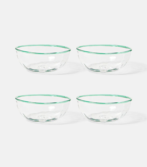  Akua Objects Akua Objects Peter Set Of 4 Glass Bowls 