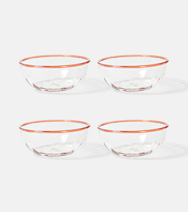  Akua Objects Akua Objects Peter Set Of 4 Glass Bowls 