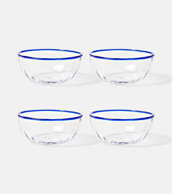  Akua Objects Akua Objects Peter Set Of 4 Glass Bowls 