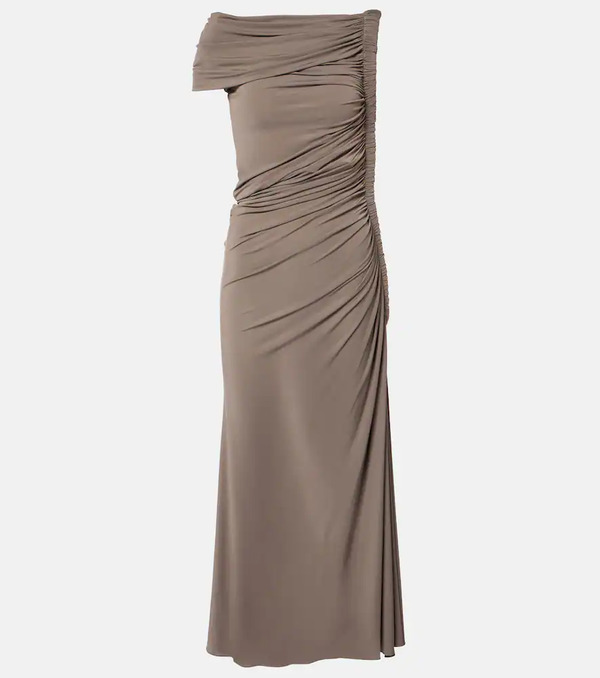  Alaia Alaia Asymmetric Midi Dress 
