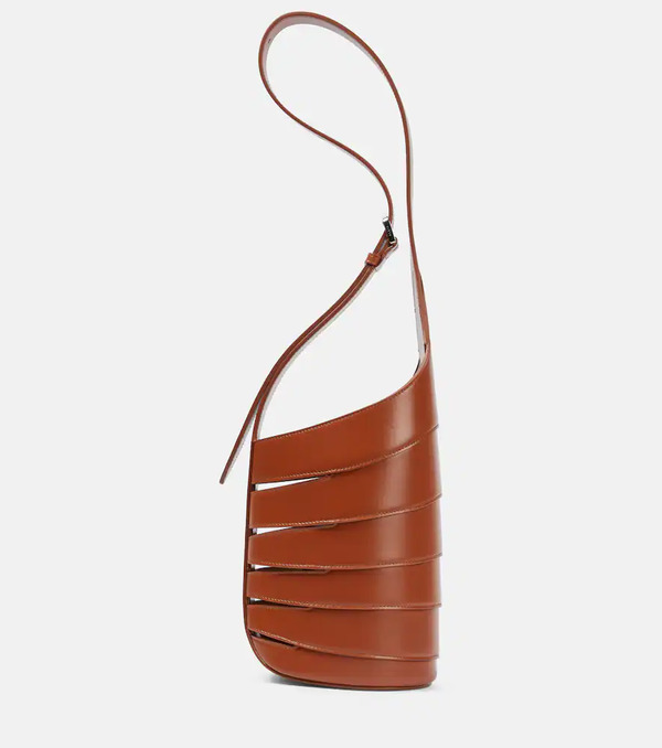  Alaia Alaia Babel Small Leather Shoulder Bag 