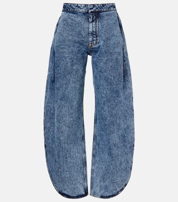  Alaia Alaia Barrel-leg Jeans 