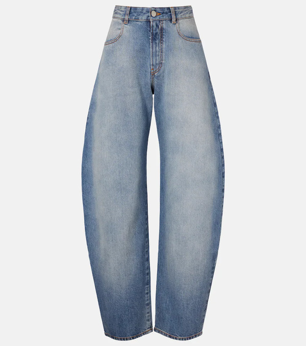 Alaia Alaia Barrel-leg Jeans 