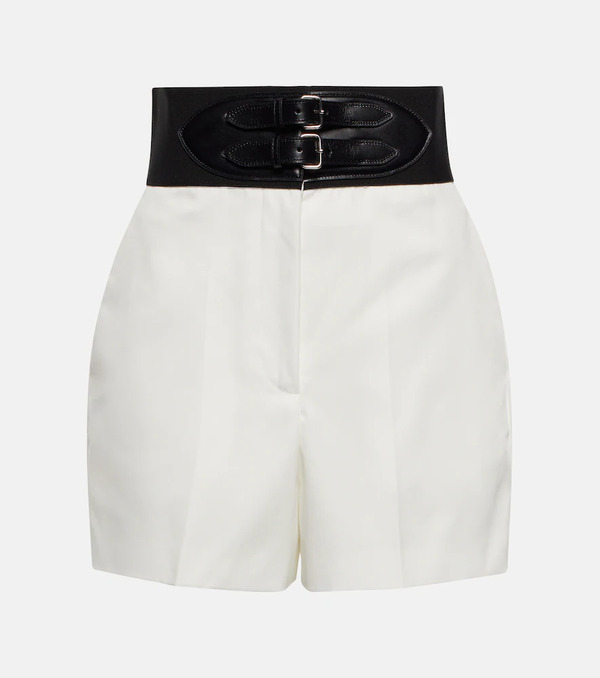  Alaia Alaia Belted High-rise Shorts 