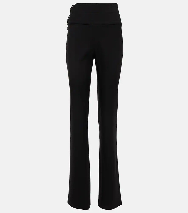  Alaia Alaia Belted Straight Wool Pants 