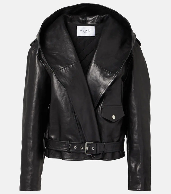  Alaia Alaia Biker Leather Jacket 