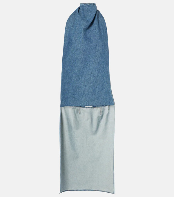  Alaia Alaia Caped Denim Top 