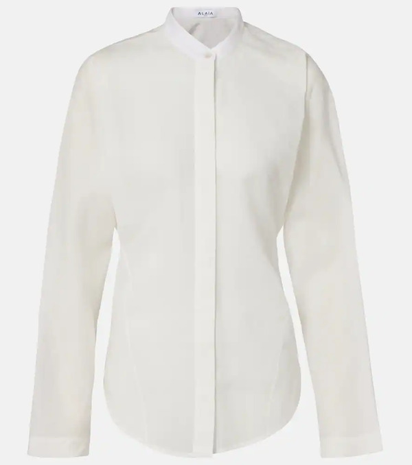  Alaia Alaia Cotton And Linen Shirt 