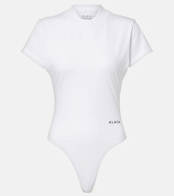  Alaia Alaia Cotton Jersey Bodysuit 