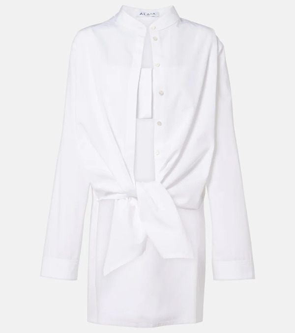  Alaia Alaia Cotton Poplin Blouse 