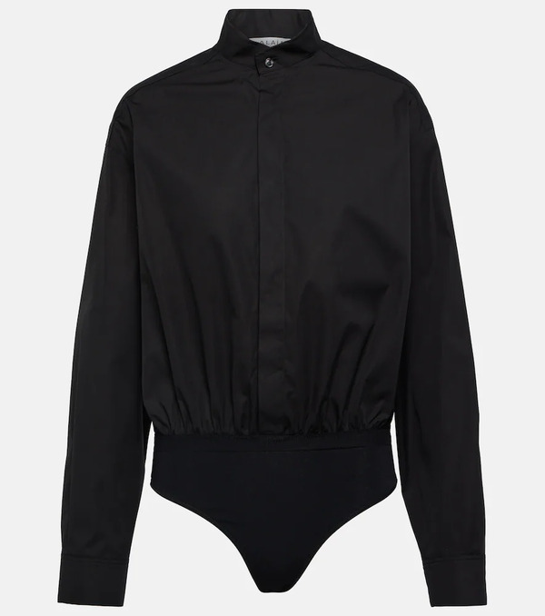  Alaia Alaia Cotton Poplin Bodysuit 