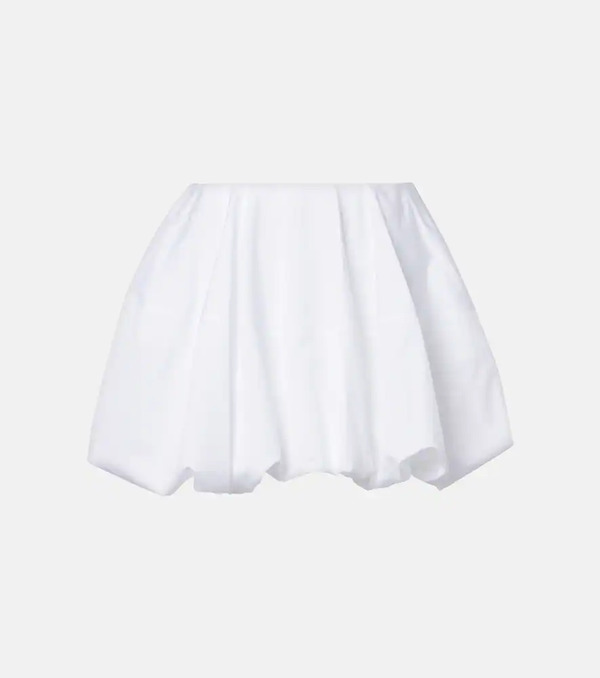 Alaia Alaia Cotton Poplin Miniskirt 