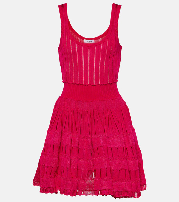  Alaia Alaia Crinoline Minidress 