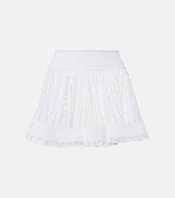  Alaia Alaia Crinoline Pleated Shorts 