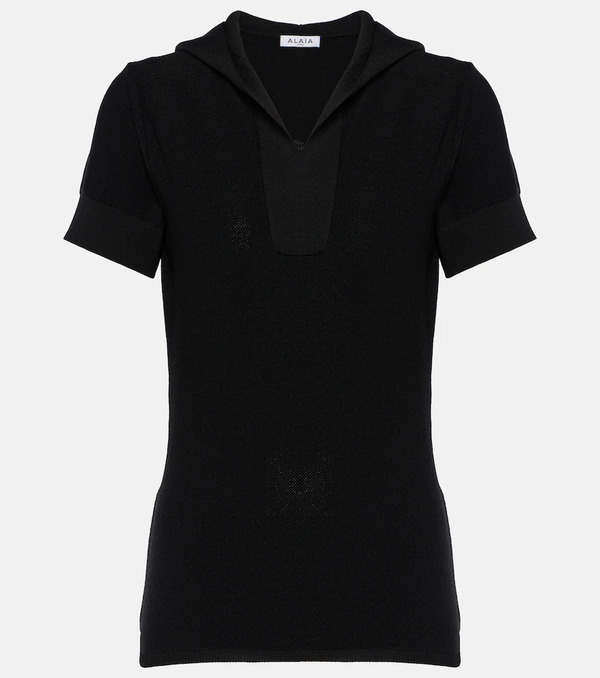  Alaia Alaia Cropped Knit Top 