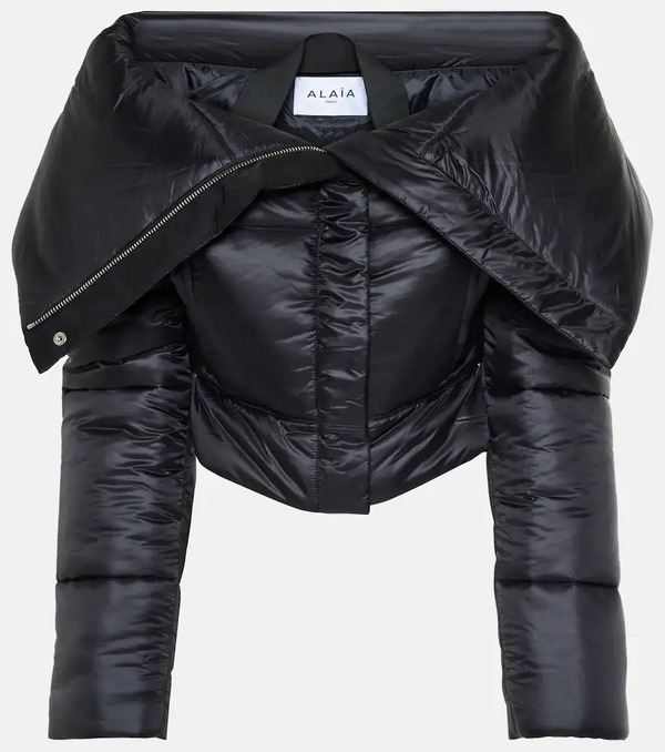  Alaia Alaia Cropped Puffer Jacket 