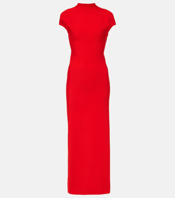  Alaia Alaia Cutout Jersey Maxi Dress 