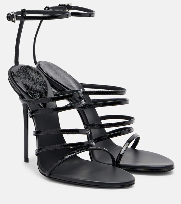  Alaia Alaia Drop Leather Sandals 