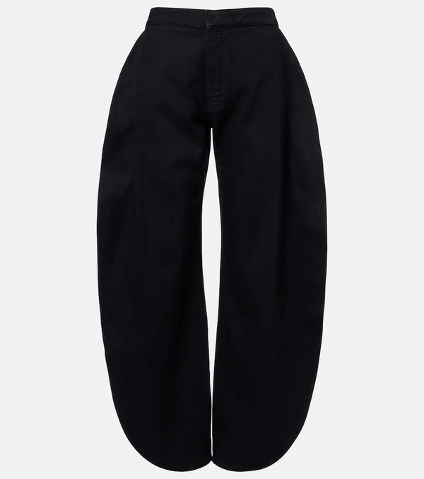  Alaia Alaia Faded Barrel-leg Jeans 
