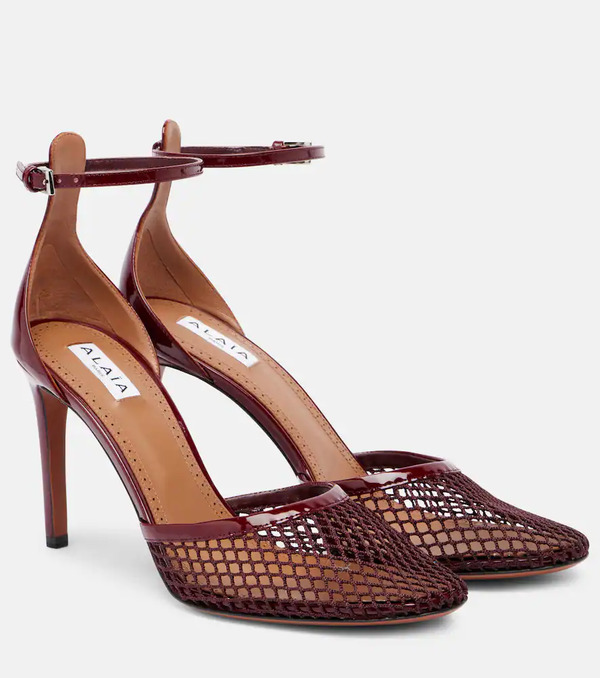  Alaia Alaia 90 Fishnet Pumps 