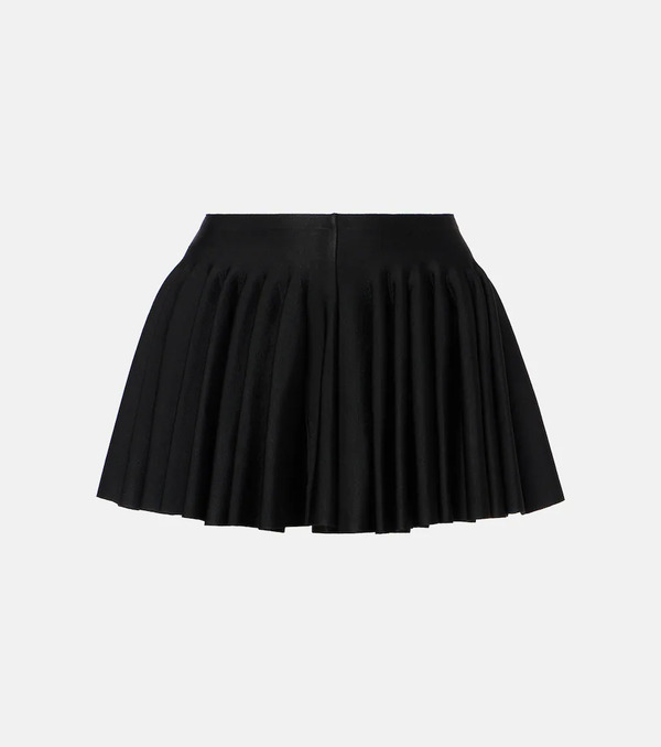  Alaia Alaia Godet Pleated Shorts 