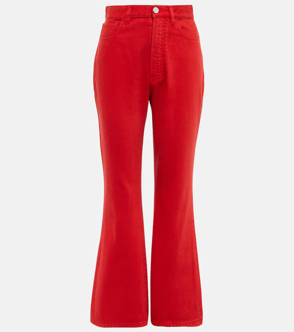  Alaia Alaia High-rise Bootcut Jeans 