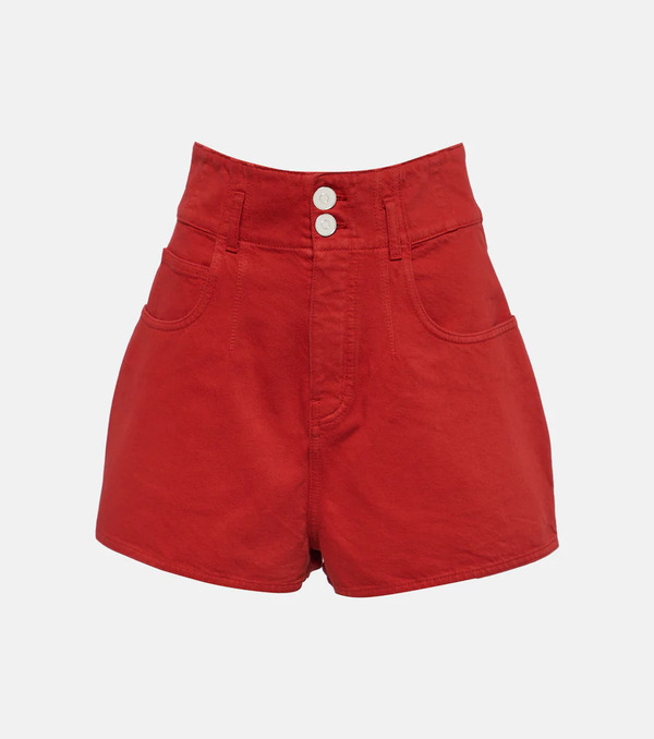  Alaia Alaia High-rise Cotton Shorts 