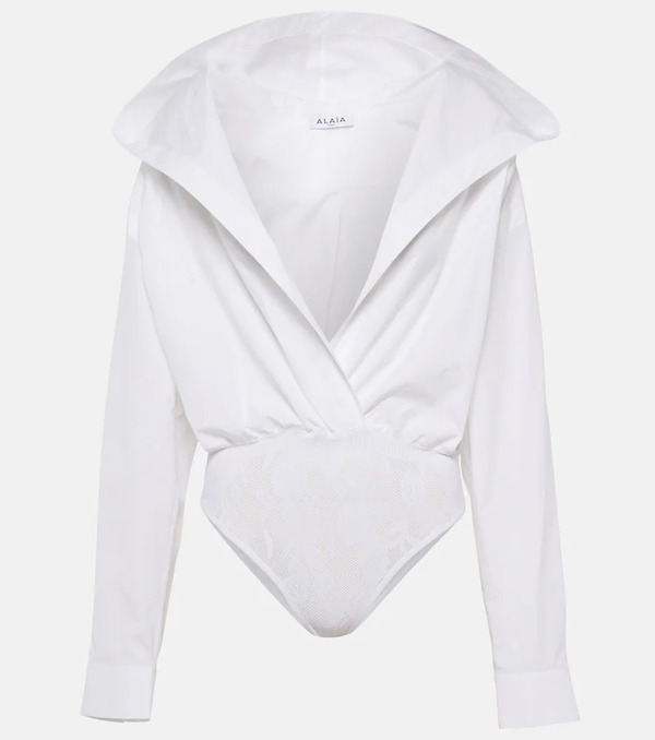  Alaia Alaia Hooded Bodysuit 