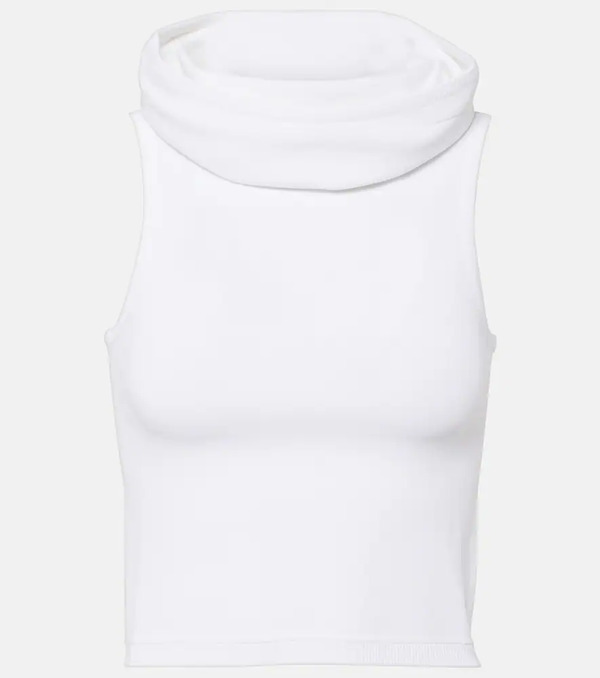  Alaia Alaia Hooded Crop Top 
