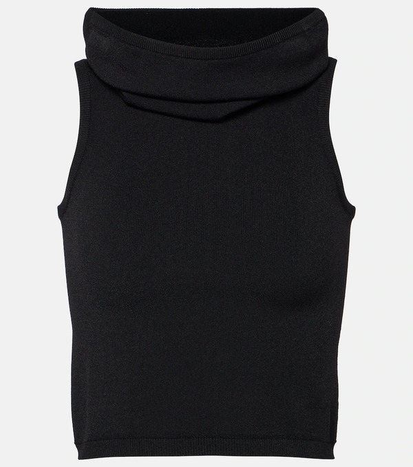 Alaia Alaia Hooded Crop Top 