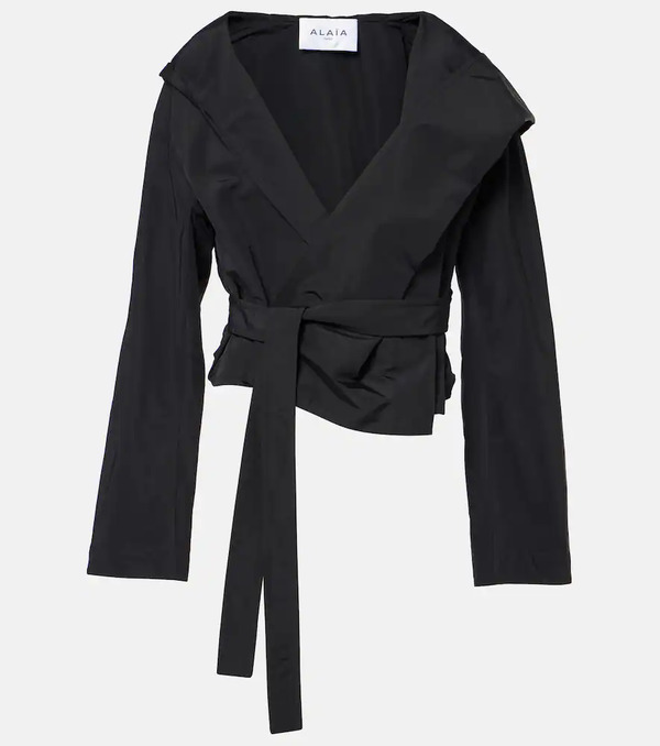  Alaia Alaia Hooded Wrap Jacket 