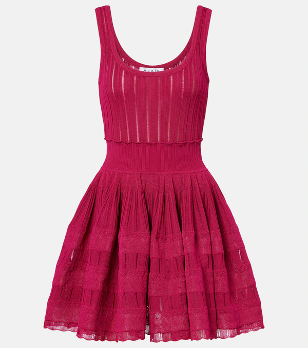  Alaia Alaia Knitted Minidress 