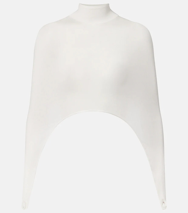  Alaia Alaia Knitted Silk-blend Top 