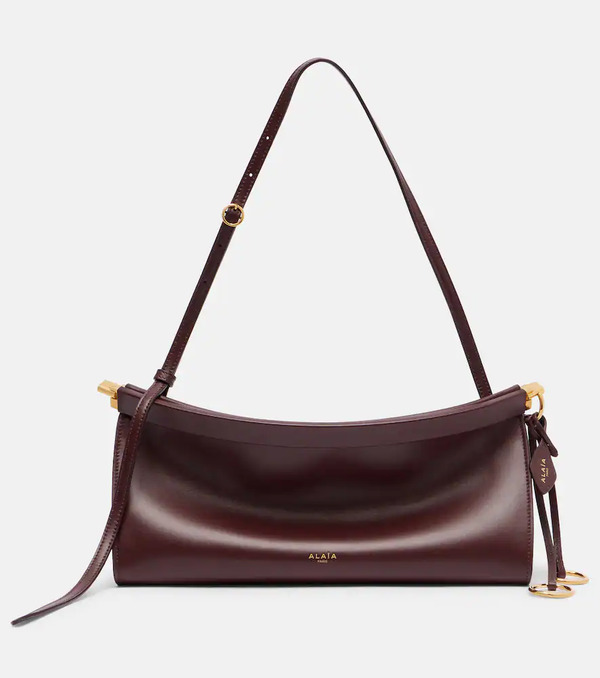  Alaia Alaia Le Click Medium Leather Shoulder Bag 