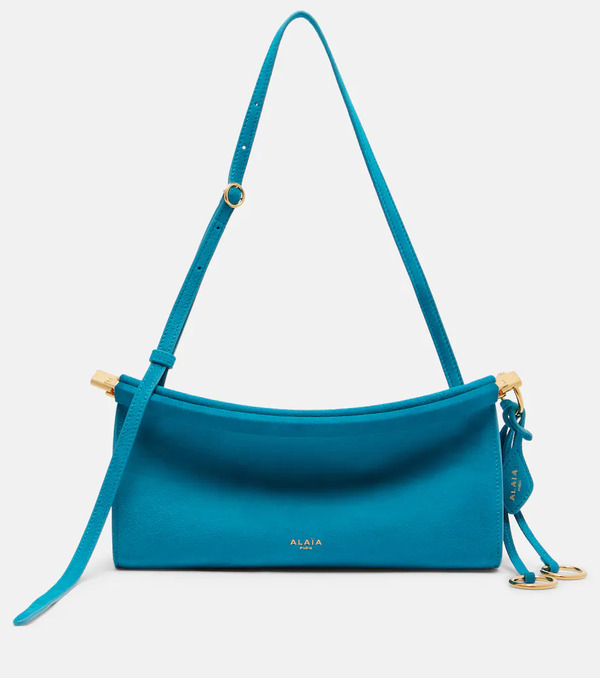  Alaia Alaia Le Click Small Suede Shoulder Bag 