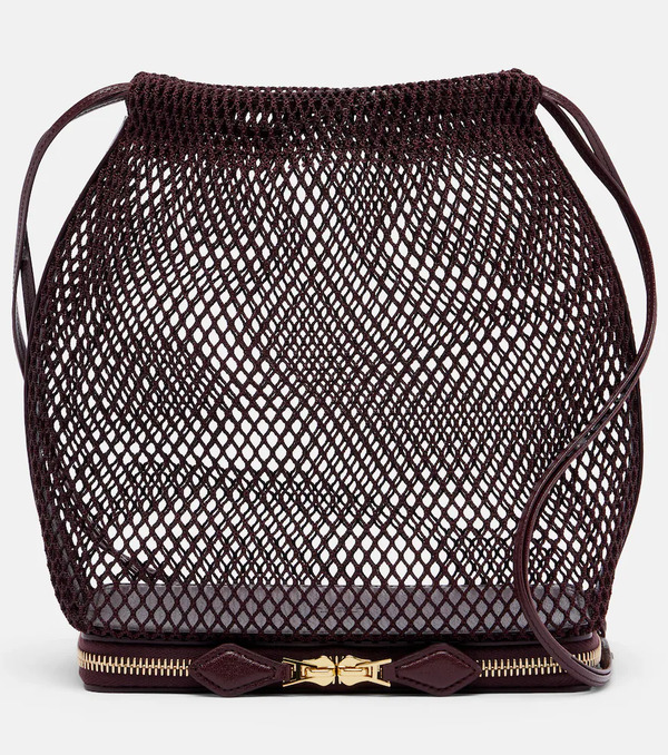  Alaia Alaia Le Pochon Fishnet Bucket Bag 