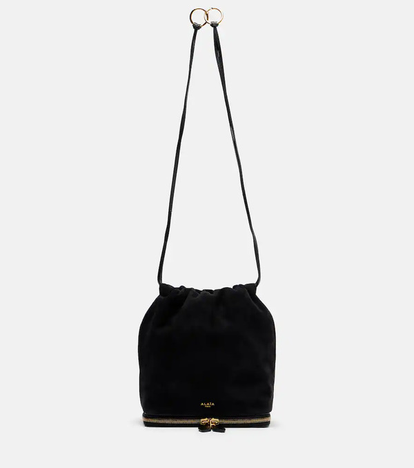  Alaia Alaia Le Pochon Suede Bucket Bag 