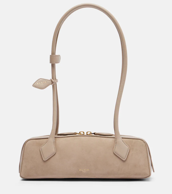  Alaia Alaia Le Teckel Small Suede Shoulder Bag 