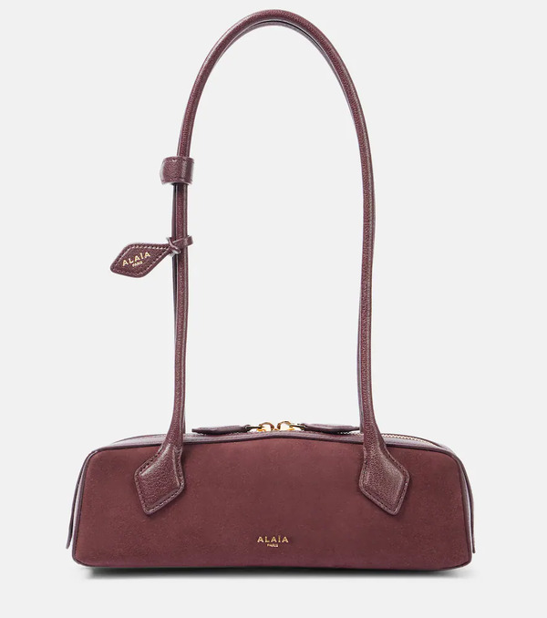  Alaia Alaia Le Teckel Small Suede Shoulder Bag 