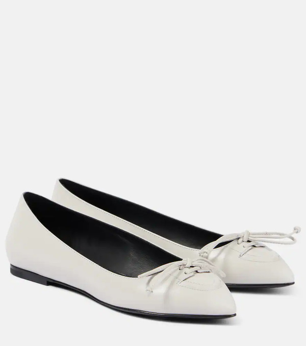  Alaia Alaia Leather Ballet Flats 