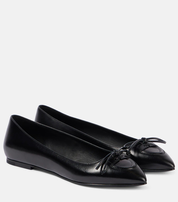  Alaia Alaia Leather Ballet Flats 