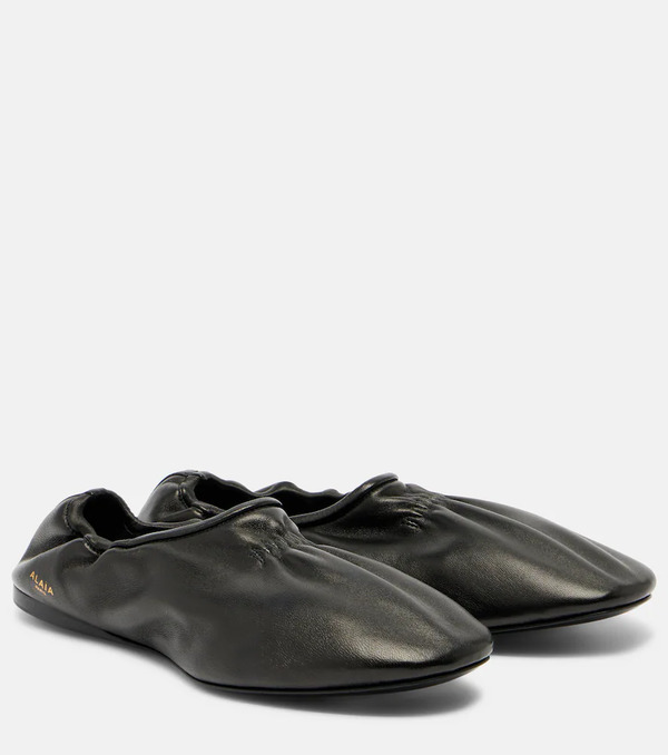  Alaia Alaia Leather Ballet Flats 