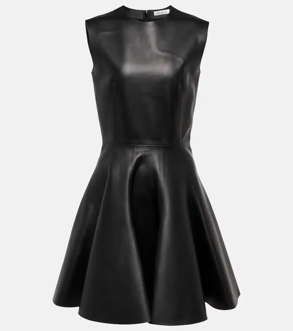  Alaia Alaia Leather Minidress 