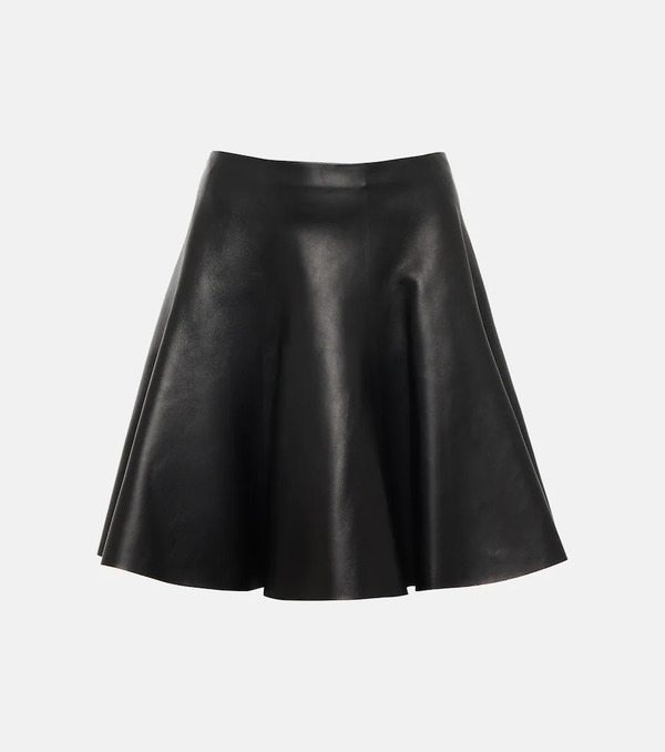 Alaia Alaia Leather Miniskirt 