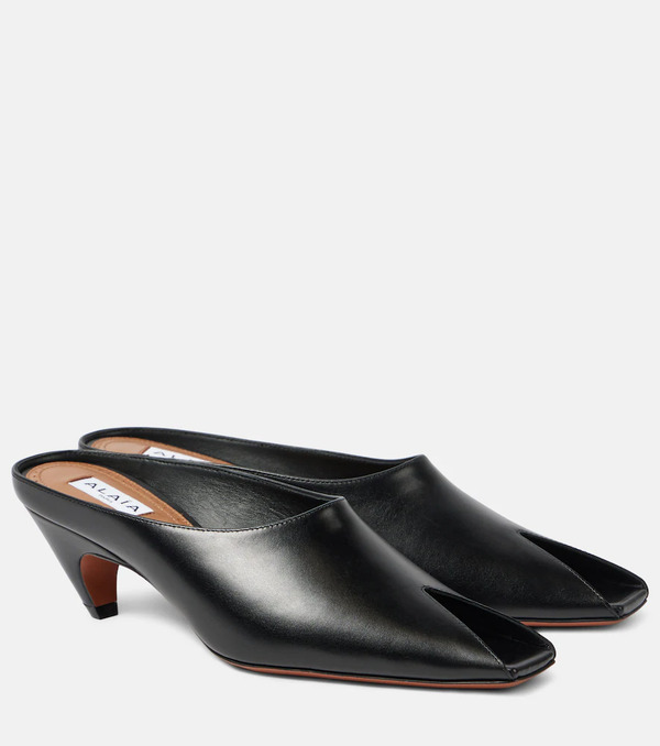  Alaia Alaia 55 Leather Mules 