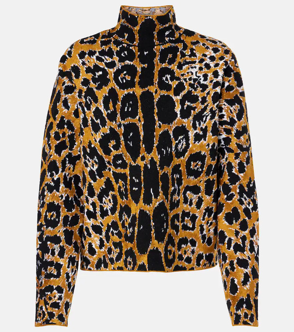  Alaia Alaia Leopard Jacquard Sweater 