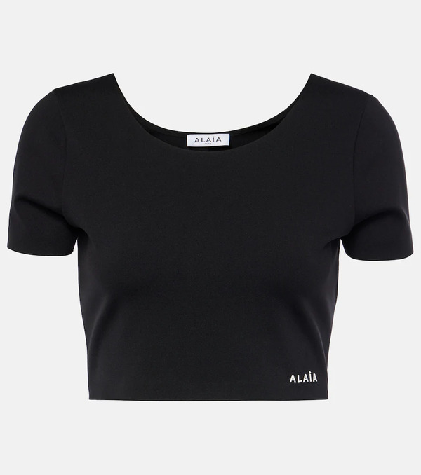  Alaia Alaia Logo Crop Top 