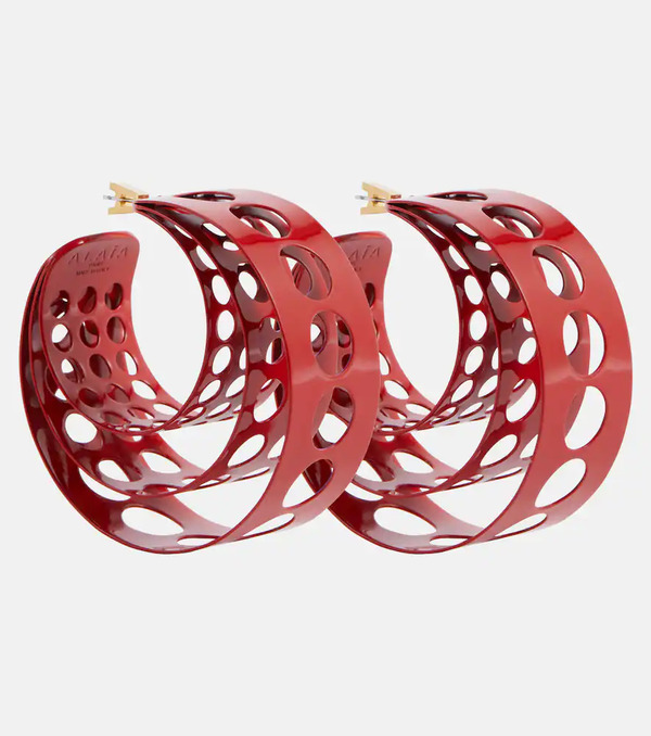  Alaia Alaia Medium Hoop Earrings 